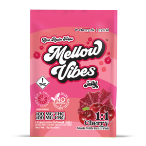 Mellow Vibes Cherry THC Cannabis Edibles