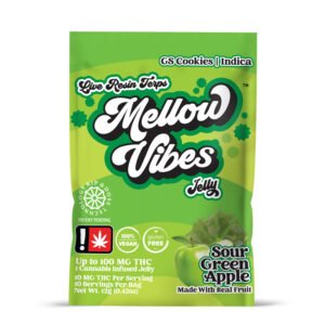 Green Apple Jelly Single 100 MG THC