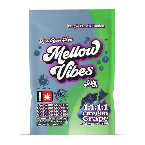 Mellow Vibes Edibles Oregon Grape 1:1:1:1 Jelly